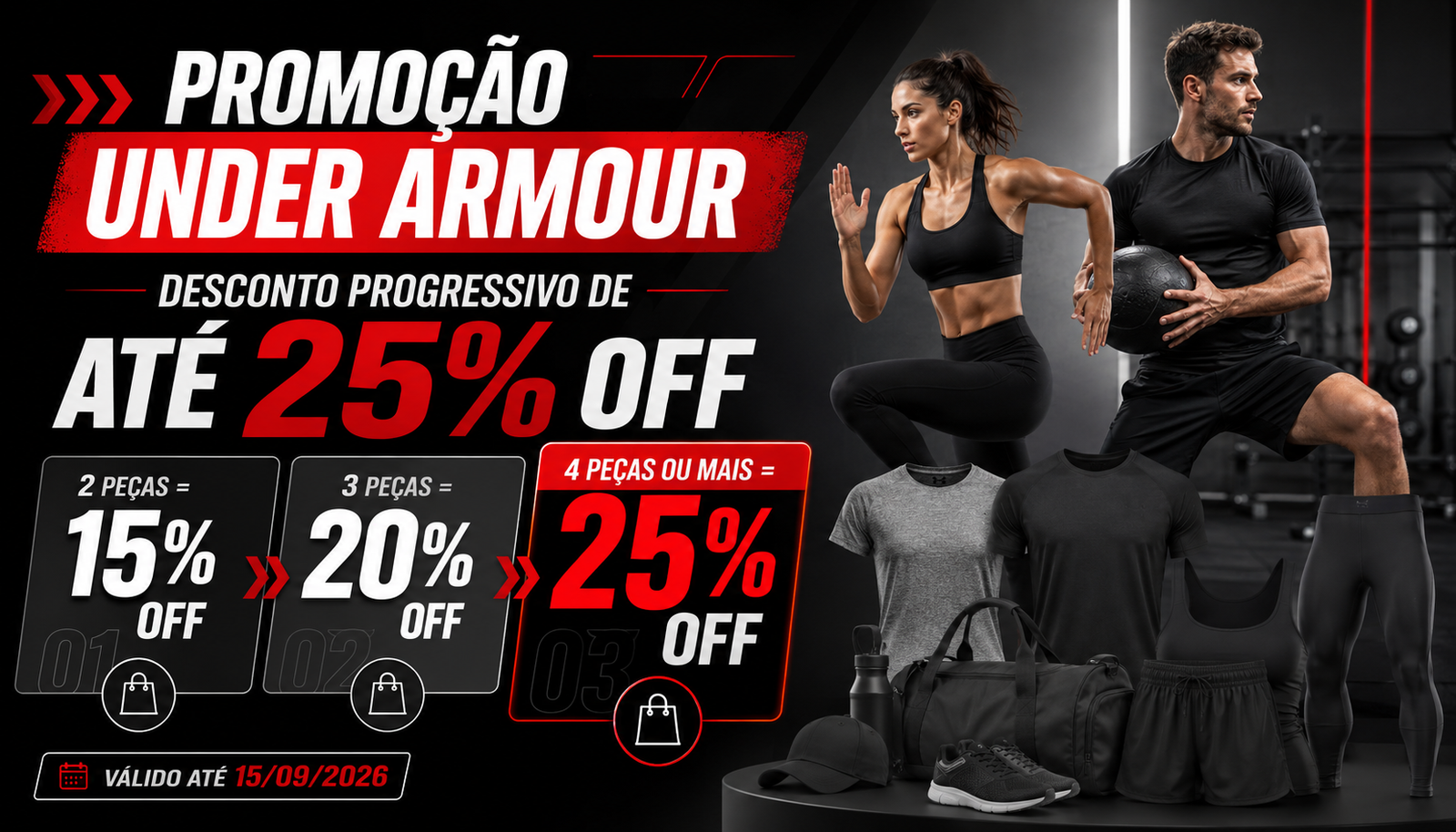 Promoção Under Armour