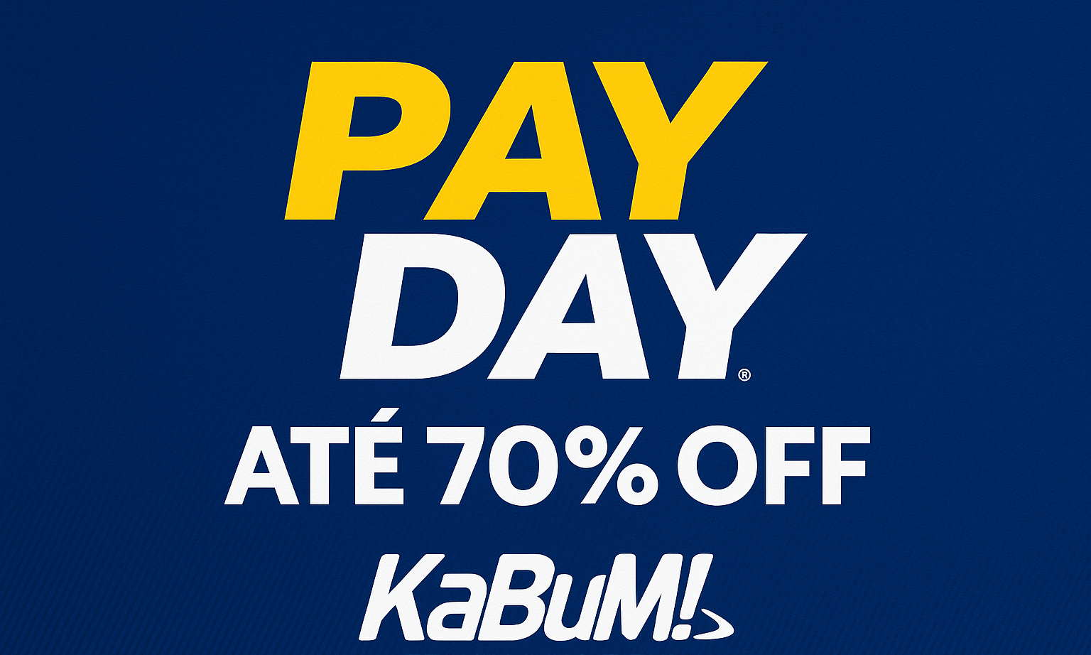 Promoção KaBuM Pay Day