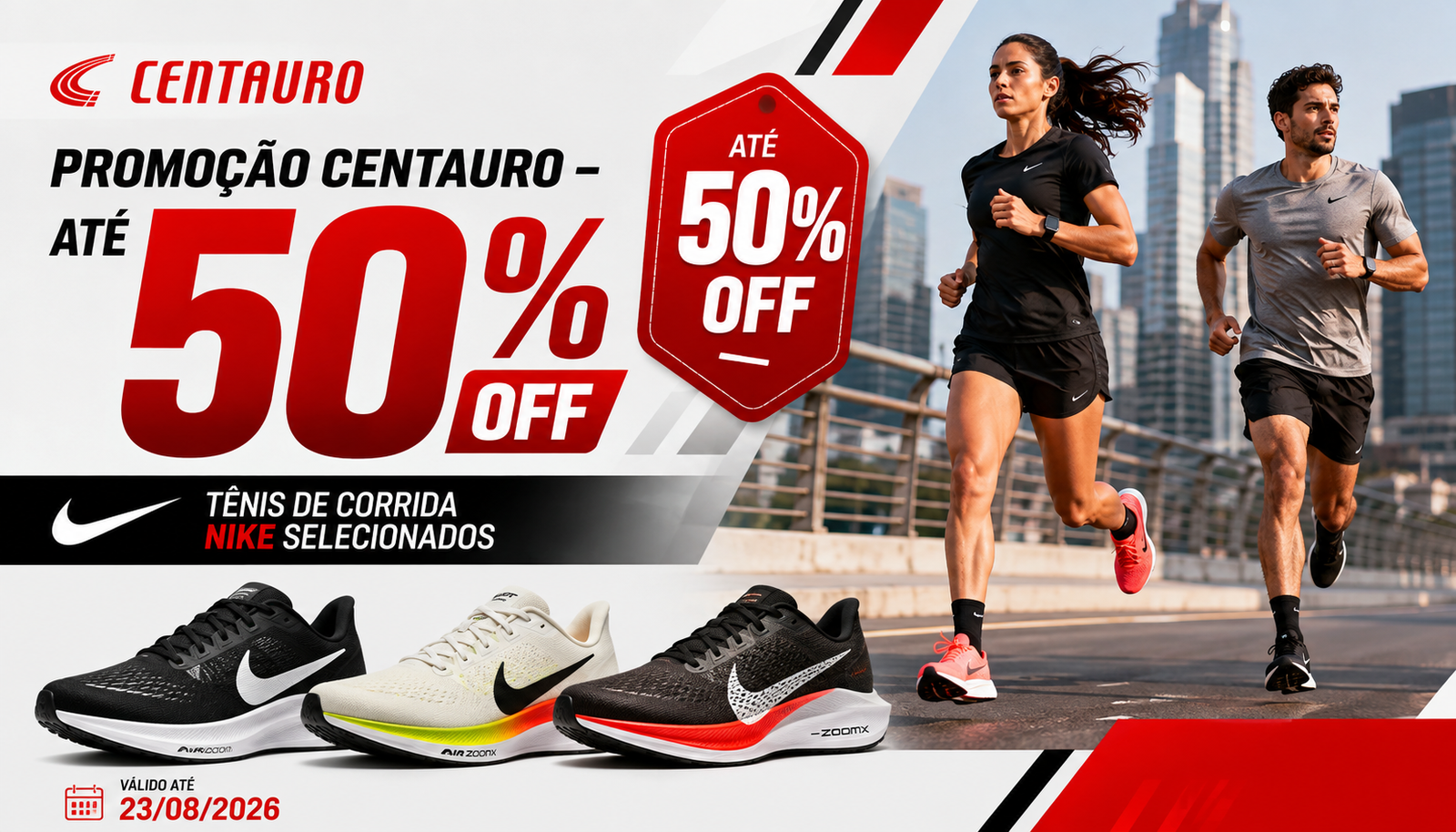 Promoção Centauro Nike