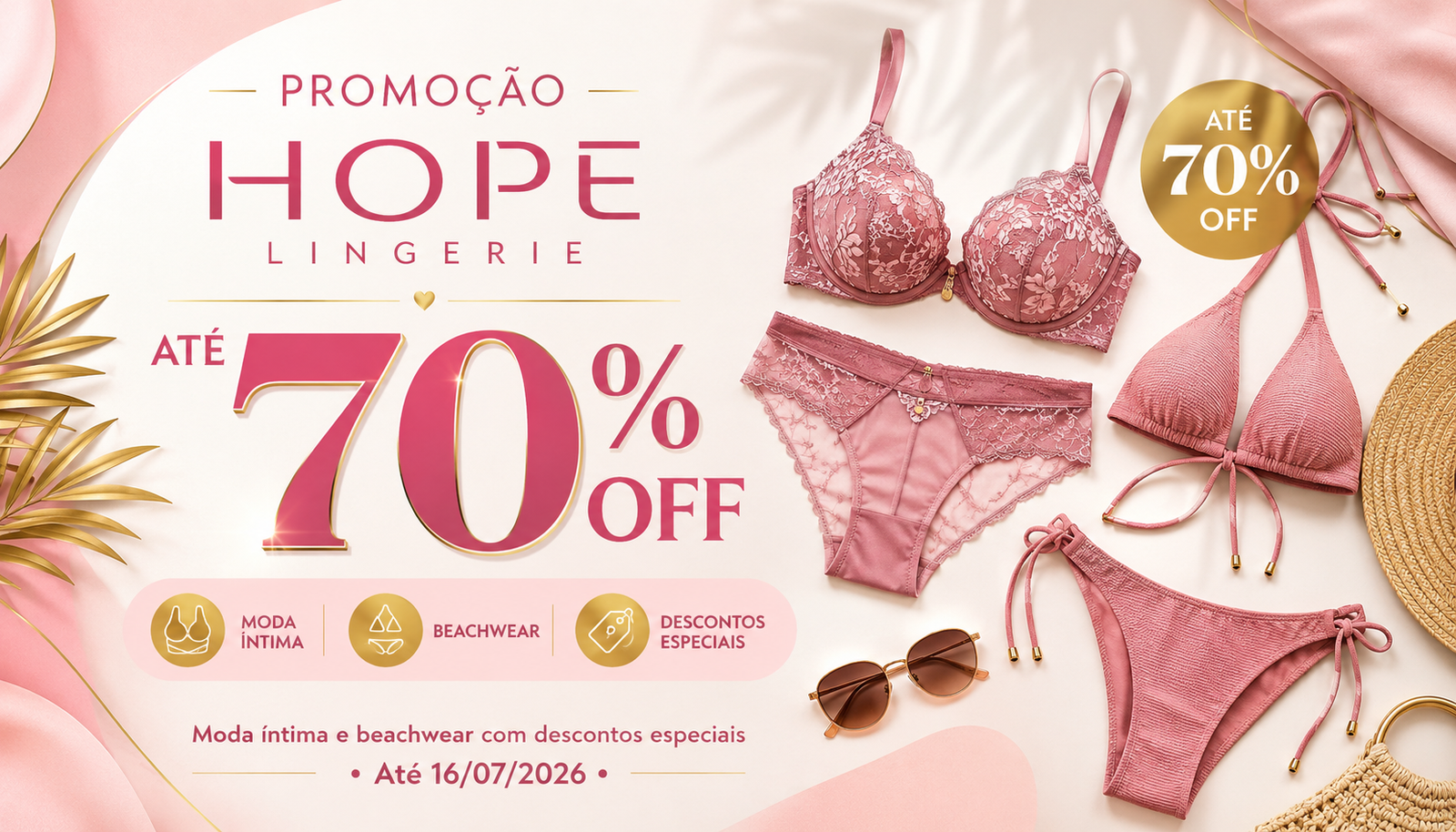 Promoção hope lingerie