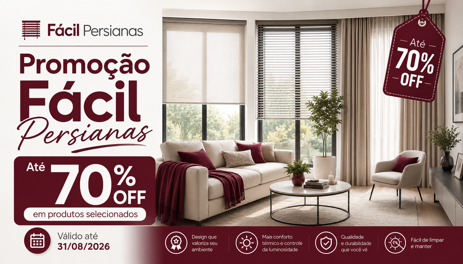 Promoção Fácil Persianas