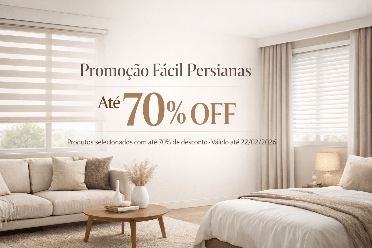 Promoção Fácil Persianas