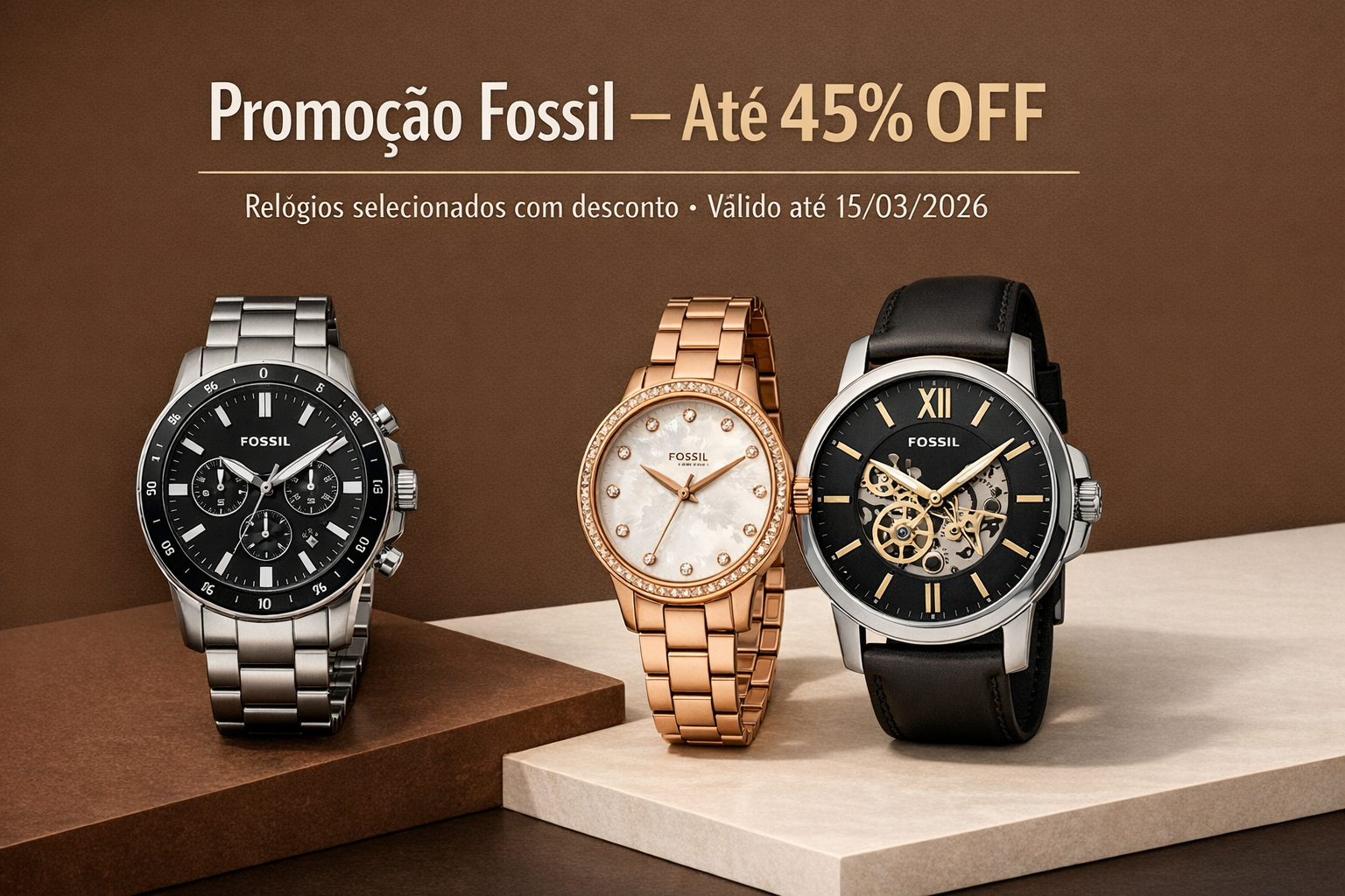 Promoção Fossil
