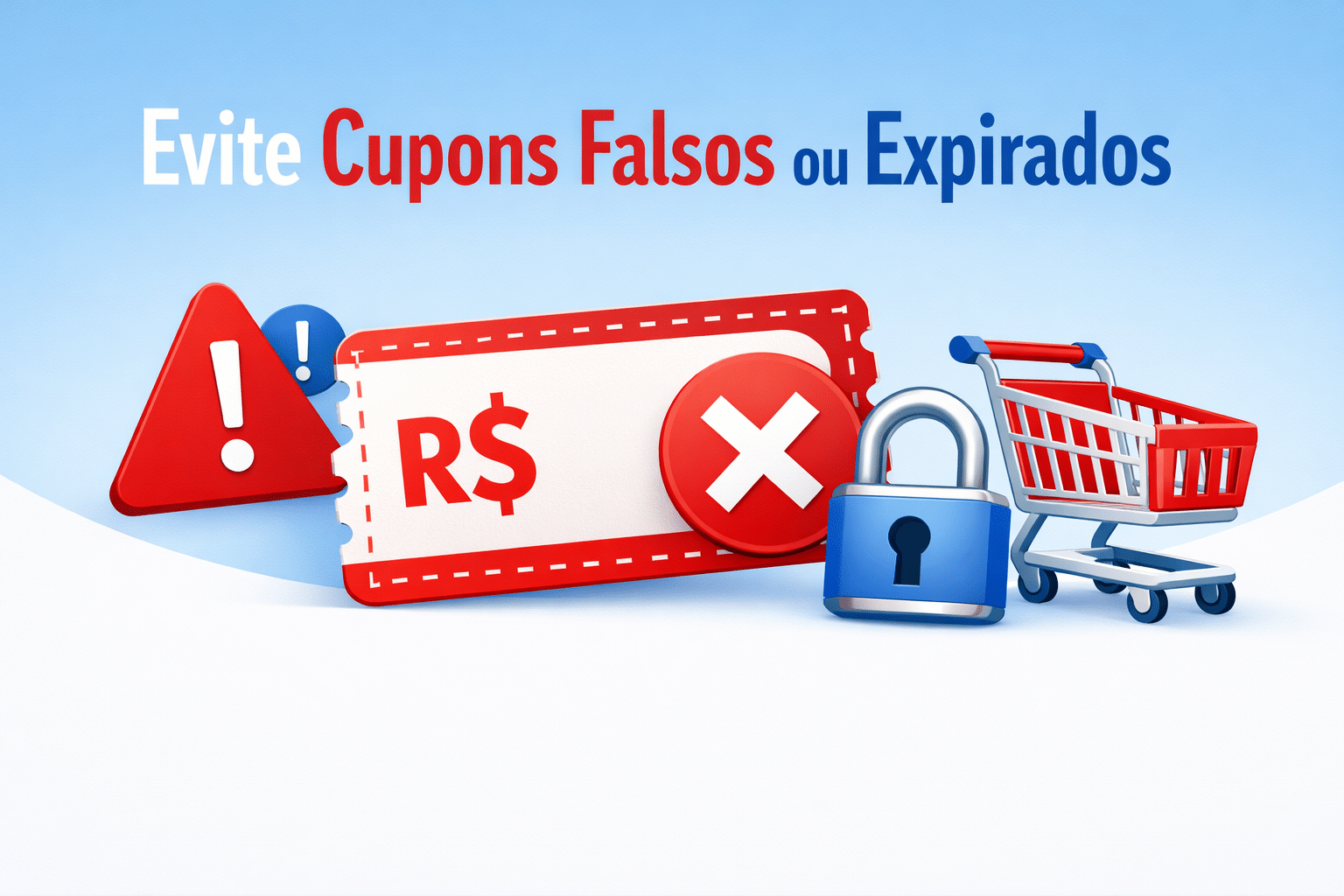 Evite cupons falsos ou expirados