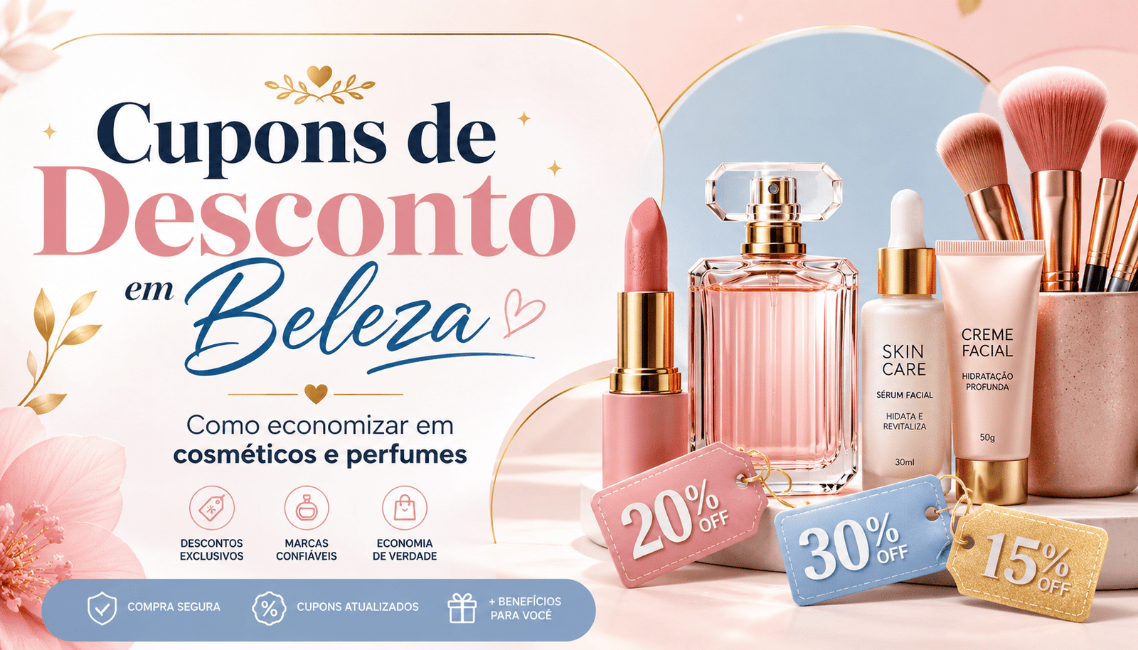 Cupons de desconto de beleza