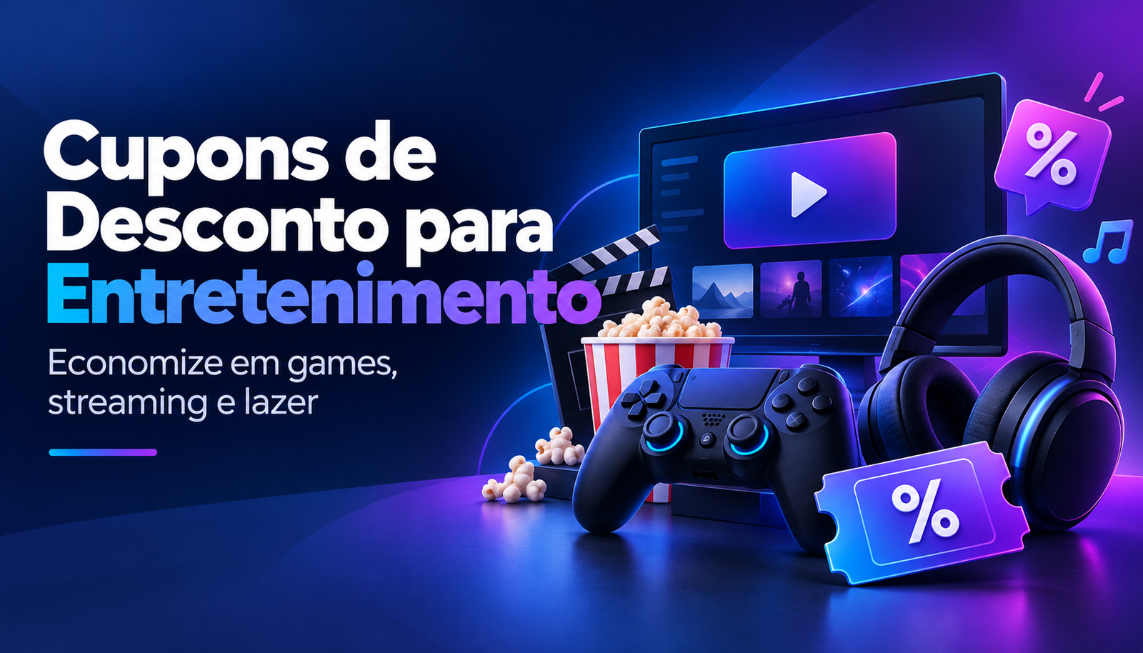 Cupons de Desconto para Entretenimento